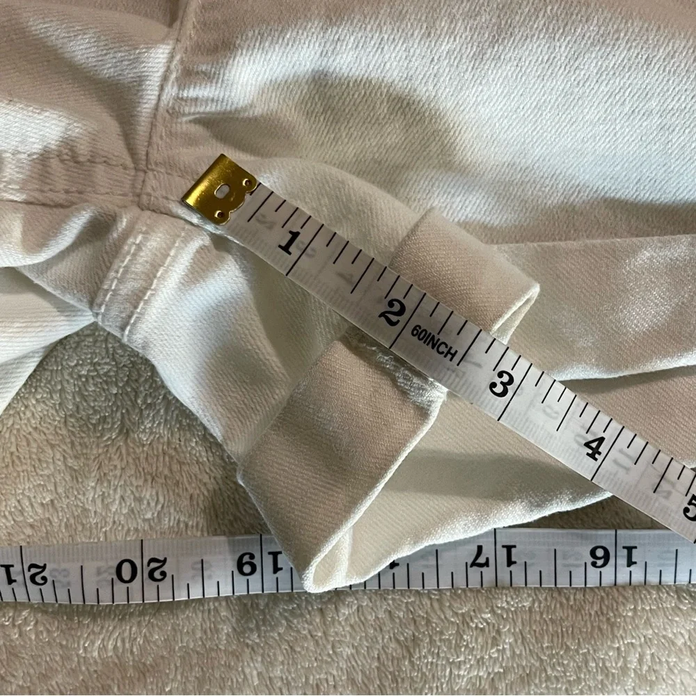 Medium girls‎ 7/8 white Denim Overalls